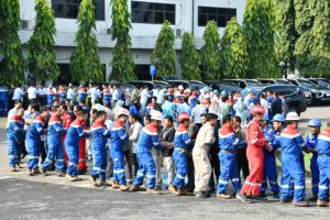 Masuk Kerja Pasca Libur Lebaran, Pertamina RU VI Balongan Gelar Halal Bi Halal